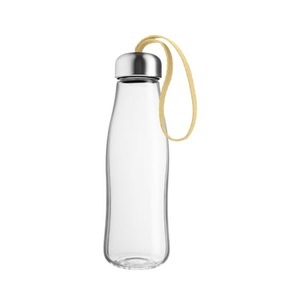 Eva Solo, Trinkflasche / Glas - 0,5 l - Eva Solo gelb en glas, 