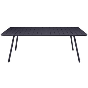 Fermob, Luxembourg rechteckiger Tisch / für 8 Personen - 207 x 100 cm - Fermob grau en metall, rechteckiger Tisch Luxembourg metall grau / für 8 Personen - 207 x 100 cm - Fermob grau en metall