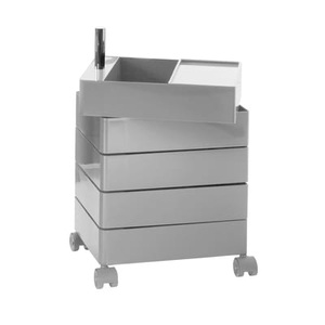Magis, 360° Rollcontainer 5 Schubladen - Magis grau en plastikmaterial, Rollcontainer 360° plastikmaterial grau 5 Schubladen - Magis grau en plastikmaterial