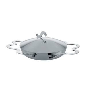 ALESSI, Alessi Tegamino Bratpfanne, Eiteller Tegamino metall / Ø 17 cm - Alessi metall en metall