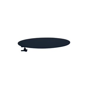 Fermob, Tablett Armlehnen-Ablageplatte / Ø 36 cm - Für BELLEVIE Sessel & Sofas - Fermob blau en metall, Tablett metall blau Armlehnen-Ablageplatte / Ø 36 cm - Für BELLEVIE Sessel & Sofas - Fermob blau en metall