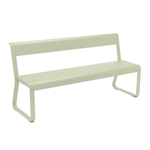 Fermob, Bellevie Bank mit Rückenlehne / L 161 cm - 4-Sitzer - Fermob grün en metall, Bank mit Rückenlehne Bellevie metall grün / L 161 cm - 4-Sitzer - Fermob grün en metall