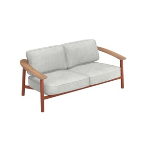 Emu, Gartensofa 2-Sitzer Twins metall rot Holz & Metall / L 176 cm - Emu rot en metall, Gartensofa 2-Sitzer Twins metall rot Holz & Metall / L 176 cm - Emu rot en metall