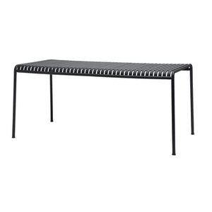Hay, rechteckiger Tisch Palissade metall grau schwarz / 170 x 90 cm - R & E Bouroullec - Hay schwarz en metall, rechteckiger Tisch Palissade metall grau schwarz / 170 x 90 cm - R & E Bouroullec - Hay schwarz en metall