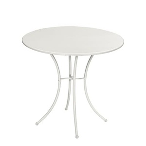Emu, Pigalle Runder Tisch / Metall - Ø 80 cm - Emu weiß en metall, Runder Tisch Pigalle metall weiß / Metall - Ø 80 cm - Emu weiß en metall