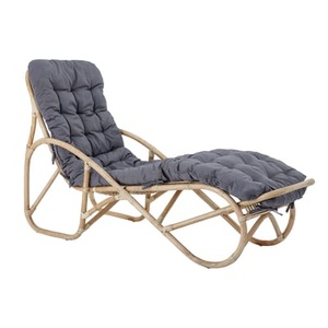Bloomingville, Liege Costa faser holz natur / Rattan - Mit Matratze - Bloomingville holz natur en faser, Liege Costa faser holz natur / Rattan - Mit Matratze - Bloomingville holz natur en faser