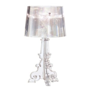 KARTELL, Kartell Bourgie - LED-Tischleuchte, transparent, Tischleuchte Bourgie plastikmaterial transparent - Kartell transparent en plastikmaterial