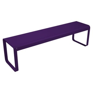 Fermob, Bellevie Bank L 161 cm - 4-Sitzer - Fermob violett en metall, Bank Bellevie metall violett L 161 cm - 4-Sitzer - Fermob violett en metall