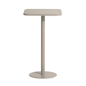 Petite Friture, Week-end Stehtisch / 60 x 60 cm x H 105 cm - Aluminium - Petite Friture en, Stehtisch Week-end metall beige / 60 x 60 cm x H 105 cm - Aluminium - Petite Friture en