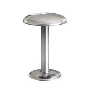Flos, Gustave LED Lampe ohne Kabel / Ø 16 x H 23 cm - Aluminium - Flos en, Schnurlosleuchte Gustave LED grau silber metall / Ø 16 x H 23 cm - Aluminium - Flos en
