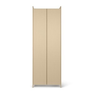 ferm living, Sill Schrank / L 70 x H 200 cm - MDF genutet - Ferm Living beige en holz, Schrank Sill holz beige / L 70 x H 200 cm - MDF genutet - Ferm Living beige en holz