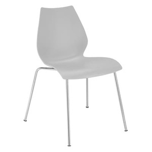 KARTELL, Maui Stapelbarer Stuhl - Kartell grau en plastikmaterial, Stapelbarer Stuhl Maui plastikmaterial grau - Kartell grau en plastikmaterial