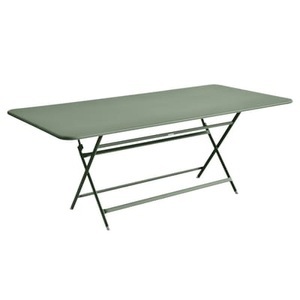 Fermob, Caractère Klapptisch / 90 x 190 cm - für 8-10 Personen - Fermob grün en metall, Klapptisch Caractère metall grün / 90 x 190 cm - für 8-10 Personen - Fermob grün en metall