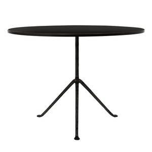 Magis, Officina Outdoor Runder Tisch / Ø 100 cm - Tischplatte aus Stahl - Magis schwarz en metall, Runder Tisch Officina Outdoor metall schwarz / Ø 100 cm - Tischplatte aus Stahl - Magis schwarz en metall