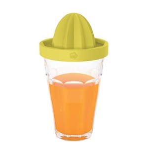 Designerbox, Zitruspresse Monsieur C glas plastikmaterial gelb grün transparent / Duralex-Glas - Designerbox gelb en glas, Zitruspresse Monsieur C glas plastikmaterial gelb grün transparent / Duralex-Glas - Designerbox transparent en plastikmaterial