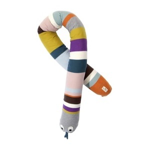 Ferm Living KIDS, Ferm Living KIDS-Mr Snake 180 cm, Kissen Mr Snake textil bunt Bett-Nestchen - Ferm Living bunt en textil