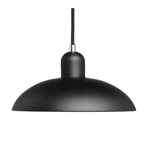 Fritz Hansen, Kaiser Idell Pendelleuchte / Ø 28,5 cm - Neuauflage des Originals von 1930 - Fritz Hansen schwarz en metall, FRITZ HANSEN Kaiser Idell 6631-P matt schwarz