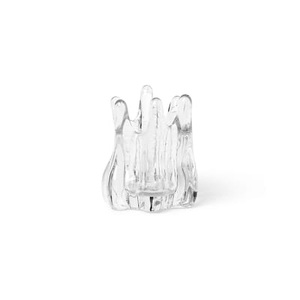 ferm living, Holo Windlicht / Ø 10 x H 12 cm - Mundgeblasenes Glas - Ferm Living transparent en glas, Windlicht Holo glas transparent / Ø 10 x H 12 cm - Mundgeblasenes Glas - Ferm Living transparent en glas
