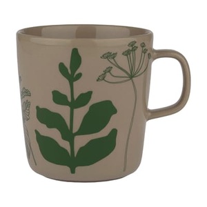 Marimekko, Elokuun Varjot Becher / 40 cl - Marimekko beige en keramik, Becher Elokuun Varjot keramik beige / 40 cl - Marimekko beige en keramik