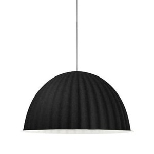 Muuto, Under the bell Schalldämpfende Hängelampe schalldämpfend - Ø 82 cm - Muuto schwarz en textil, Schalldämpfende Hängelampe Under the bell textil schwarz schalldämpfend - Ø 82 cm - Muuto schwarz en textil