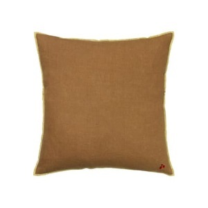 ferm living, Contrast Kissen / 40 x 40 cm - Leinen - Ferm Living braun en textil, Kissen Contrast textil braun / 40 x 40 cm - Leinen - Ferm Living braun en textil