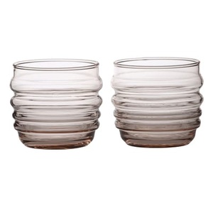 Marimekko, Glas Sukat Makkaralla glas rosa / Set de 2 - Marimekko rosa en glas, Glas Sukat Makkaralla glas rosa / 2er-Set - Marimekko rosa en glas