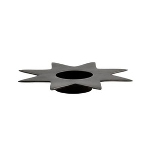 House Doctor, House Doctor-Star Candle Holder, Antique Metallic, Kerzenleuchter Star schwarz metall / Ø 22 cm - Metall - House Doctor metall en metall