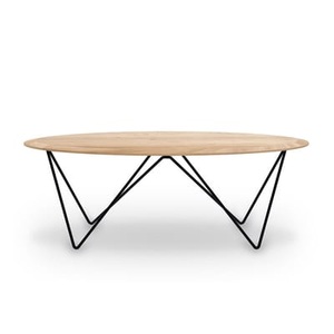 Ethnicraft, Orb Couchtisch / Eiche massiv & Metall 130 x 60 cm - Ethnicraft holz natur en holz, Couchtisch Orb holz natur / Eiche massiv & Metall 130 x 60 cm - Ethnicraft holz natur en holz