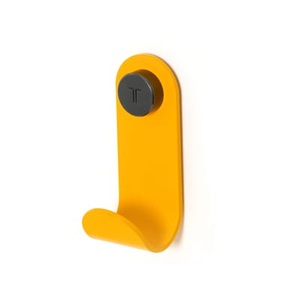 TIPTOE, JO Wandhaken / Stahl - TIPTOE gelb en metall, Wandhaken JO metall gelb / Stahl - TIPTOE gelb en metall