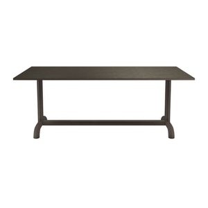 Petite Friture, Unify rechteckiger Tisch / 90 x 200 cm - Eiche - Petite Friture grau en holz, rechteckiger Tisch Unify holz grau / 90 x 200 cm - Eiche - Petite Friture grau en holz