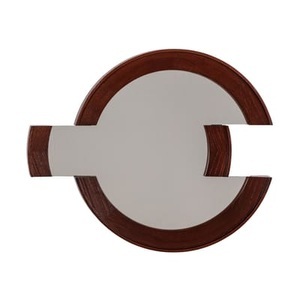 Seletti, Double Sense Wandspiegel / 72 x 60 cm - Seletti braun en holz, Wandspiegel Double Sense holz braun / 72 x 60 cm - Seletti braun en holz