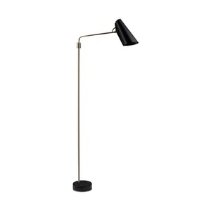 Northern, Northern Birdy Swing Stehleuchte schwarz/messing, Northern Birdy Swing Stehleuchte schwarz/messing