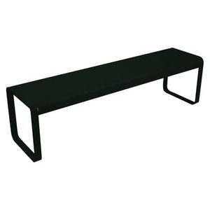 Fermob, Bellevie Bank L 161 cm - 4-Sitzer - Fermob schwarz en metall, Bank Bellevie metall schwarz L 161 cm - 4-Sitzer - Fermob schwarz en metall