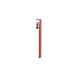 TIPTOE, Fuß mit Schraub-Befestigung / H 43 cm - Um Couchtische & Bänke zu gestalten - TIPTOE rot en metall, Fuß metall rot mit Schraub-Befestigung / H 43 cm Um Couchtische & Bänke zu gestalten - TIPTOE rot en metall