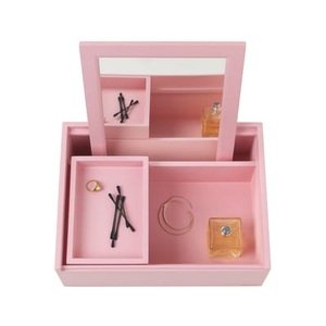 Nomess, Balsabox Personal MINI Make-up Box / Frisiertischchen - 33 x 25 cm - Nomess rosa en holz, Make-up Box Balsabox Personal MINI holz rosa / Frisiertischchen - 33 x 25 cm - Nomess rosa en holz