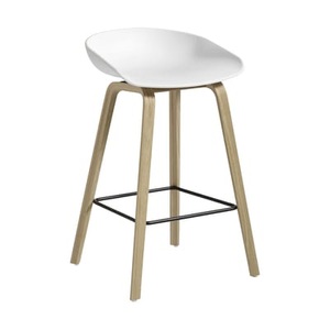 Hay, Barhocker About a stool AAS 32 plastikmaterial weiß / H 65 cm - Hay weiß en plastikmaterial, Barhocker About a stool AAS 32 plastikmaterial weiß / H 65 cm - Hay weiß en plastikmaterial