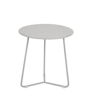 Fermob, Cocotte Beistelltisch / Hocker - Ø 34 cm x H 36 cm - Fermob grau en metall, Beistelltisch Cocotte metall grau / Hocker - Ø 34 cm x H 36 cm - Fermob grau en metall