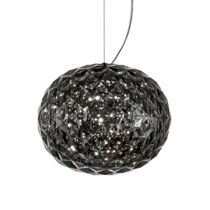 KARTELL, Kartell Planet - LED-Pendellampe, rauchgrau, Pendelleuchte Planet plastikmaterial grau / LED - Ø 33 cm - Kartell grau en plastikmaterial