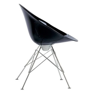 KARTELL, Kartell Ero/S Stuhl mit Drahtgestell, Sessel Ero/S/ plastikmaterial schwarz Opak - mit 4 Füßen - Kartell schwarz en plastikmaterial
