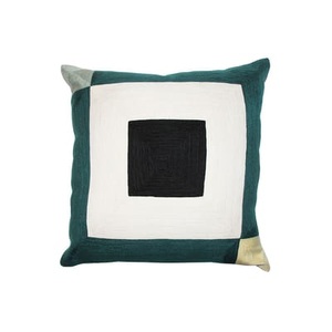 Maison Sarah Lavoine, Infinity Kissen / 42 x 42 cm - Bestickte Baumwolle - Maison Sarah Lavoine blau en textil, Kissen Infinity textil blau / 42 x 42 cm - Bestickte Baumwolle - Maison Sarah Lavoine blau en textil