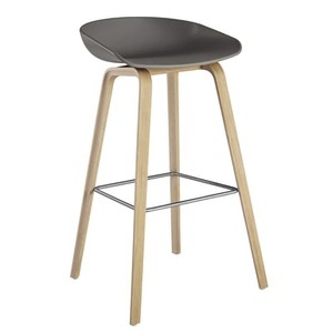 Hay, About a stool AAS 32 Barhocker - Hay grau/holz natur en plastikmaterial/holz, About a stool AAS 32 Barhocker - Hay grau en holz