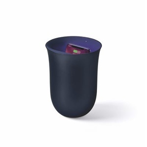 Lexon, Oblio Station de charge à induction / Integrierter UV-Sterilisator - Lexon blau en plastikmaterial, Induktions-Ladestation Oblio plastikmaterial blau / Integrierter UV-Sterilisator - Lexon blau en plastikmaterial