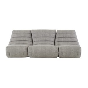 Cinna, Saparella Gartensofa 3-Sitzer (1965) / Stoff / 3 Elemente - L 222 cm - Cinna grau en textil, Gartensofa 3-Sitzer Saparella textil grau (1965) / Stoff / 3 Elemente - L 222 cm - Cinna grau en textil