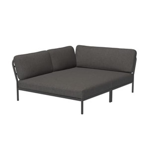 Houe, Level 2 Sofa / Extra weiche Rückenlehne - Eckmodul links - L 139 x T 92,5 cm - Houe grün en textil, Modulares Gartensofa Level 2 textil grün / Extra weiche Rückenlehne - Eckmodul links - L 139 x T 92,5 cm - Houe grün en textil