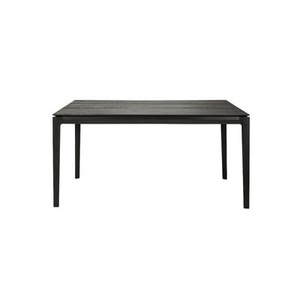 Ethnicraft, Bok rechteckiger Tisch / Eiche massiv - 180 x 90 cm / 8 Personen - Ethnicraft schwarz en holz, rechteckiger Tisch Bok holz schwarz / Eiche massiv - 180 x 90 cm / 8 Personen - Ethnicraft schwarz en holz