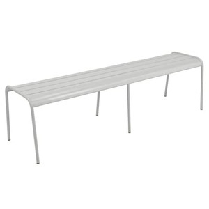 Fermob, Monceau XL Bank / L 160 cm - 3- bis 4-Sitzer - Fermob grau/silber/metall en metall, Bank Monceau XL grau silber metall / L 160 cm - 3- bis 4-Sitzer - Fermob metall en metall