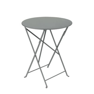 Fermob, Bistro Klapptisch / Ø 60 cm - Stahl / 2 Personen - Fermob en, Klapptisch Bistro metall grau / Ø 60 cm - Stahl / 2 Personen - Fermob en