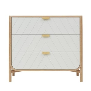 Harto, Marius Kommode / L 100 cm x H 90 cm - Hartô grau/holz natur en holz, Kommode Marius grau holz natur / L 100 cm x H 90 cm - Hartô holz natur en holz