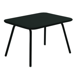 Fermob, Luxembourg kid Kindertisch 75 x 55 cm - Fermob schwarz en metall, Kindertisch Luxembourg kid metall schwarz 75 x 55 cm - Fermob schwarz en metall