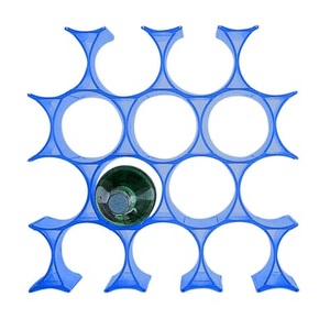 KARTELL, Kartell Infinity Flaschenregal, Flaschenregal Infinity plastikmaterial blau - Kartell blau en plastikmaterial